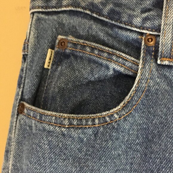 L.L. Bean Classic Fit Mens 31x32 Jeans 100% Cotton Denim Lined - Picture 4 of 11
